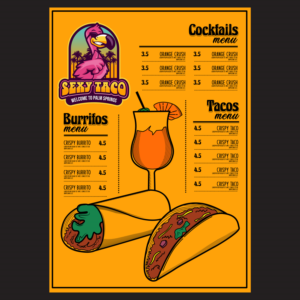 Menu Design by Ong for this project | Design: #26434187