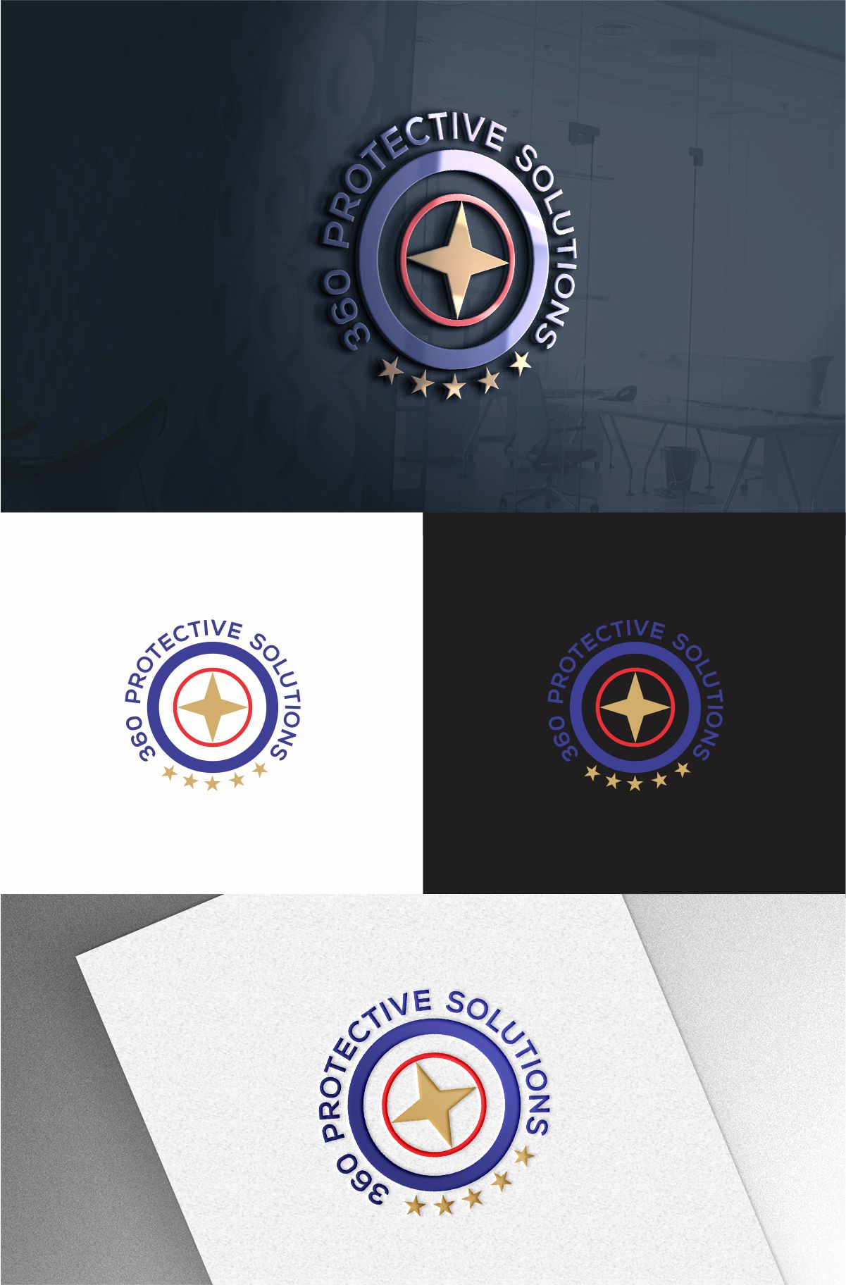 Logo Design by Dave Paresh for 360 Protective Solutions LLC | Design #26408588