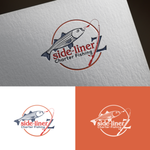 side-linerz charter fishing | Logo Design by sankar999