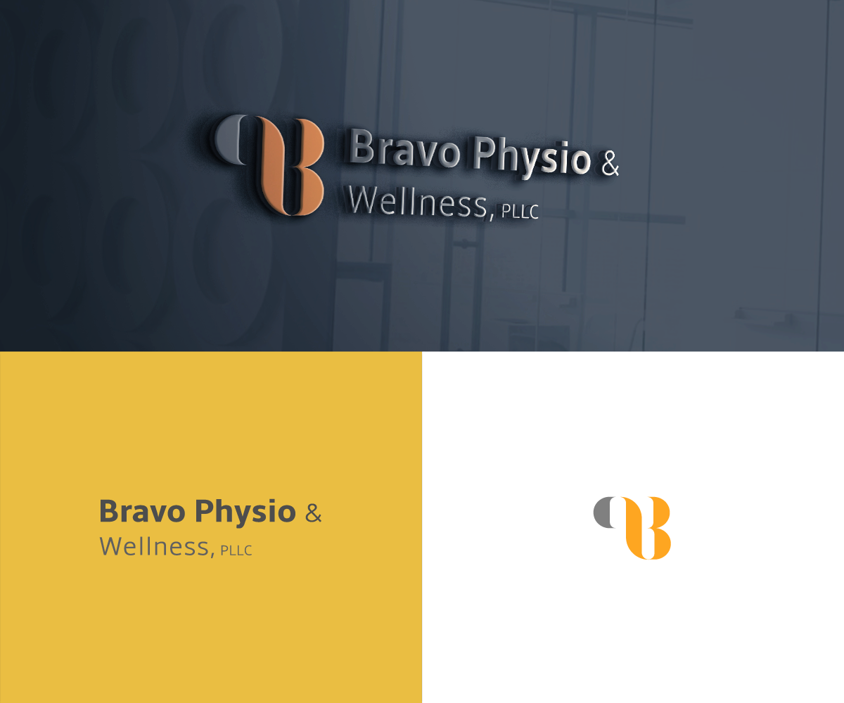 Logo Design by K A P T U S for Bravo Physio & Wellness, PLLC | Design #26459376