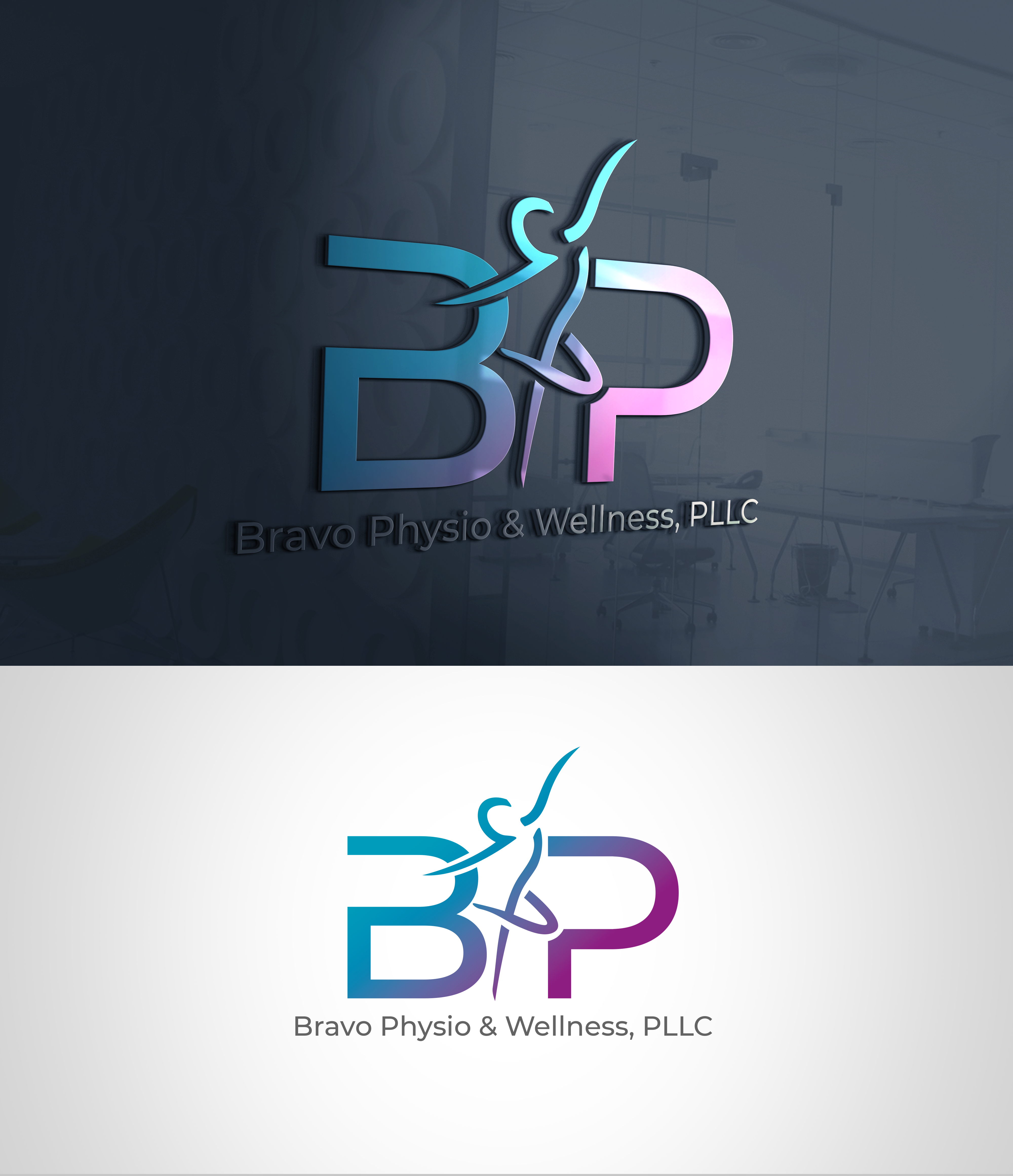 Diseño de Logo por Taya Bright para Bravo Physio & Wellness, PLLC | Diseño #26444558