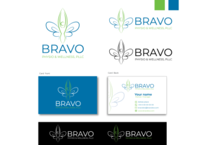 Logo Design by Sevy for Bravo Physio & Wellness, PLLC | Design: #26453475