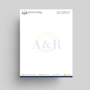 Letterhead for Midwest Law Firm | Stationery Design by angelonyamu
