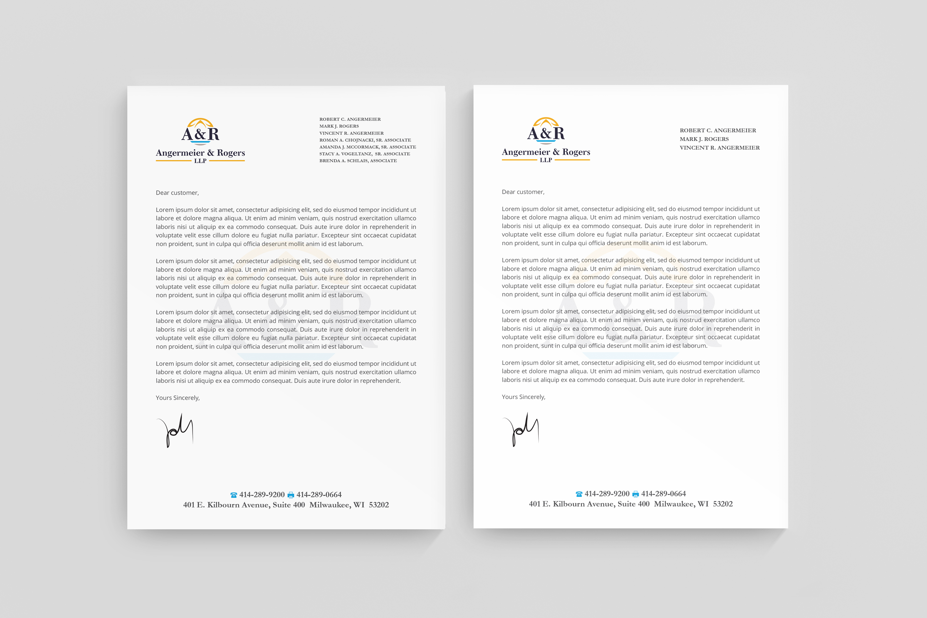 Stationery Design by R.design for this project | Design #26406264