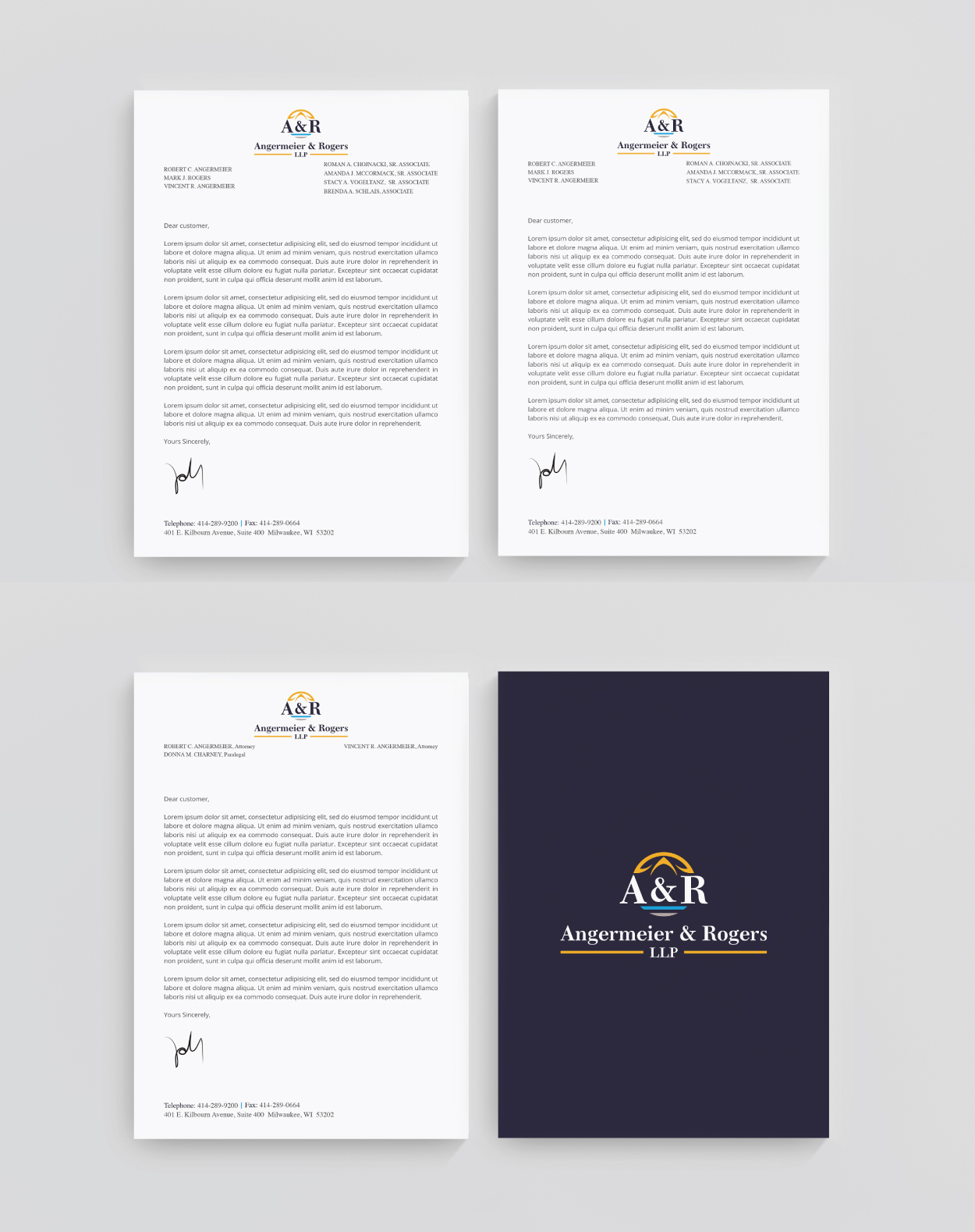 Stationery Design by R.design for this project | Design #26431668