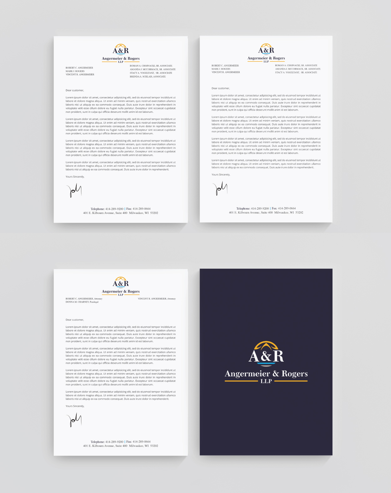 Stationery Design by R.design for this project | Design #26431669