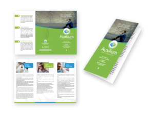 Auxilium Support Coordination trifold brochure | Brochure Design by Oleg Androsov