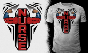 Super Hero Male Nurse | Design de T-shirt par Falih A