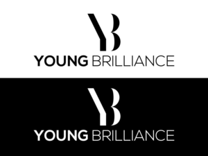 Young Brilliance also using the initials YB in the design. | Logo Design by hjyoo