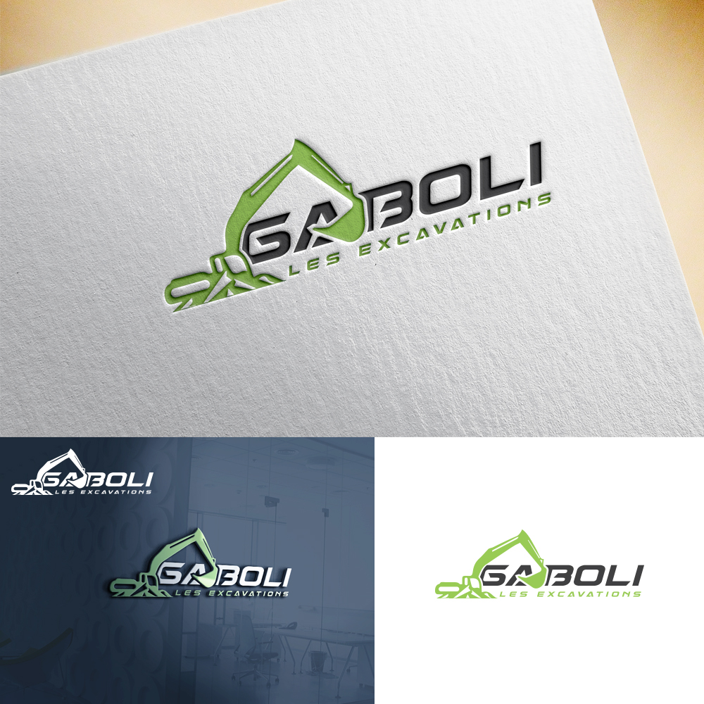 Logo Design by AL-BARAKAH for Les Excavations Gaboli Inc | Design: #26410786