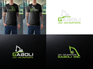 Logo Design by Hieroglyphics for Les Excavations Gaboli Inc | Design #26410962