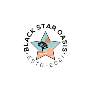 Black Star Oasis | Logo Design by Jennifer©