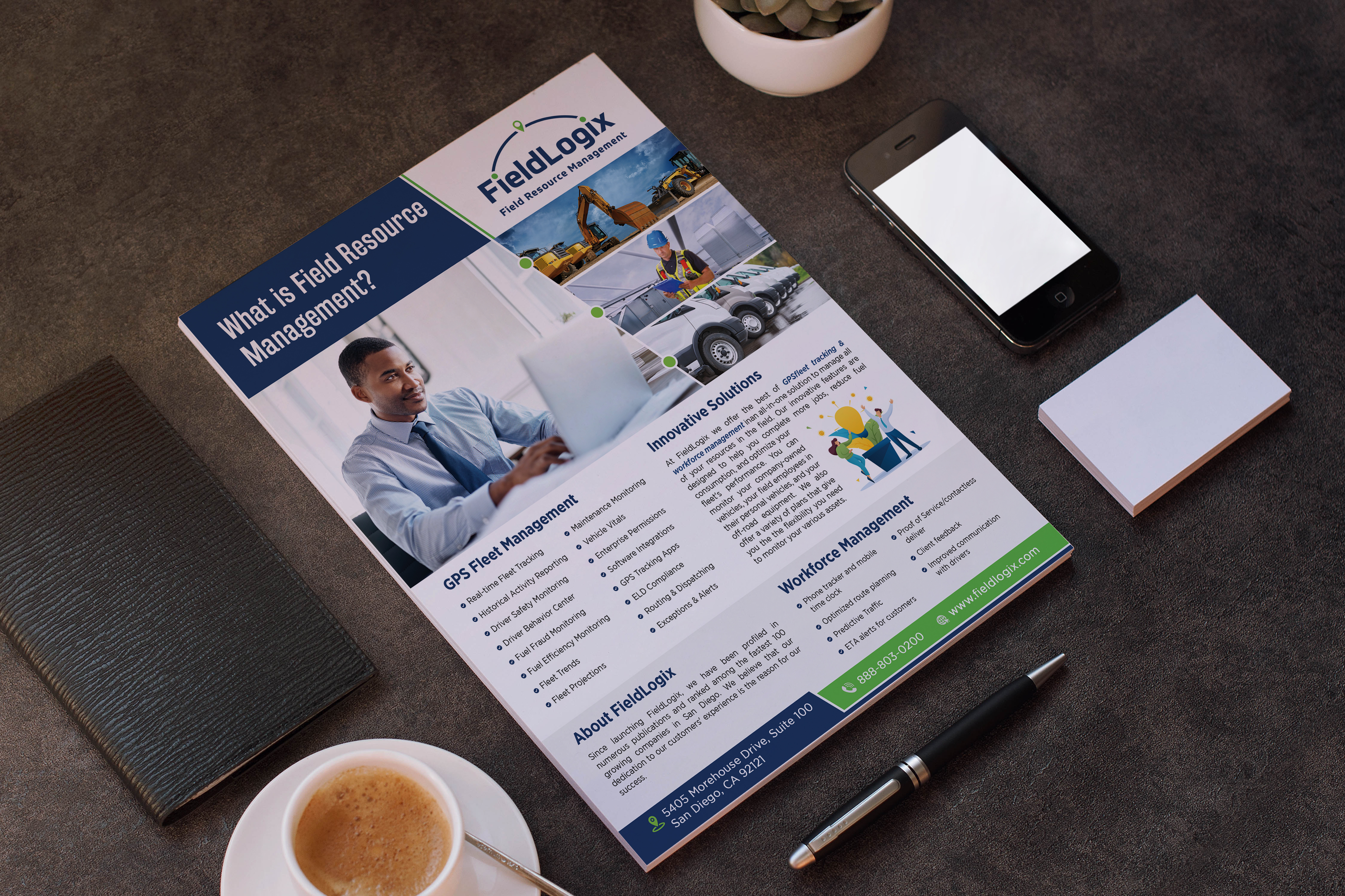 Flyer Design by GraphicsGuru for FieldLogix | Design #26412303