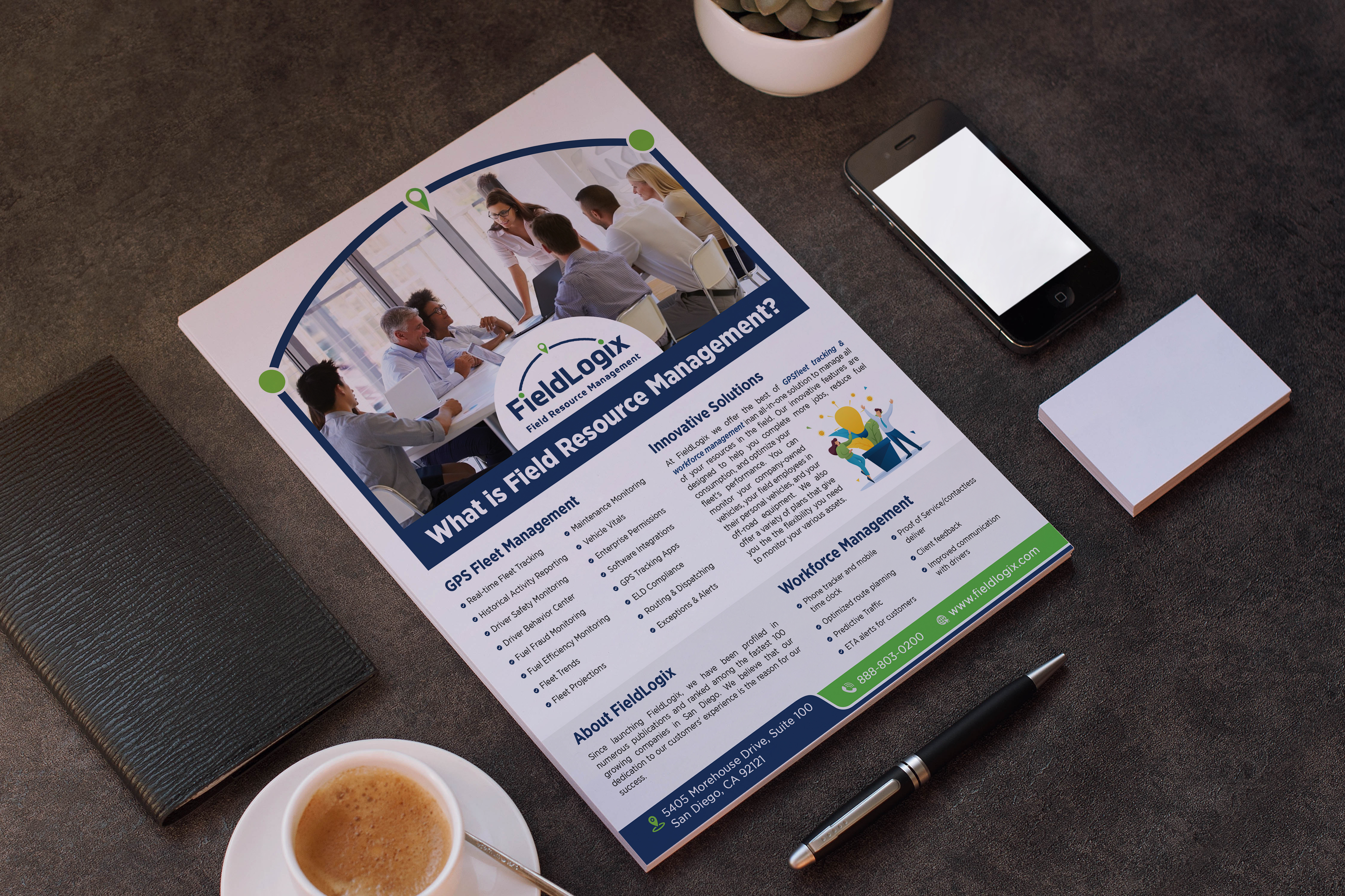 Flyer Design by GraphicsGuru for FieldLogix | Design #26412906