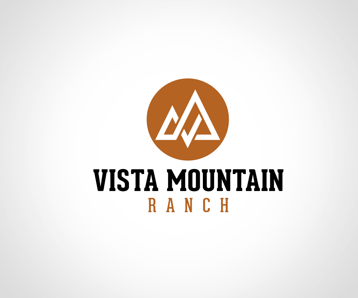 Vm Rach Logo Design for Vista Mountain Ranch or VMR or VM Ranch by kevinK ...