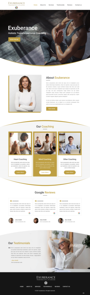 Web Design by pb for this project | Design #26419847