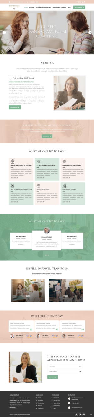 Web Design par pb pour ce projet | Design : #26419860
