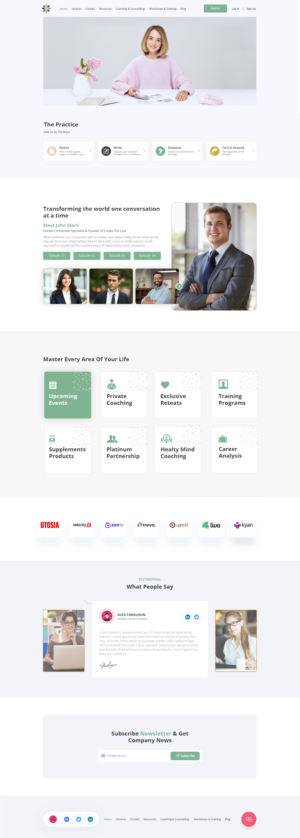 Web Design by Samahir Sharif for this project | Design #26424765