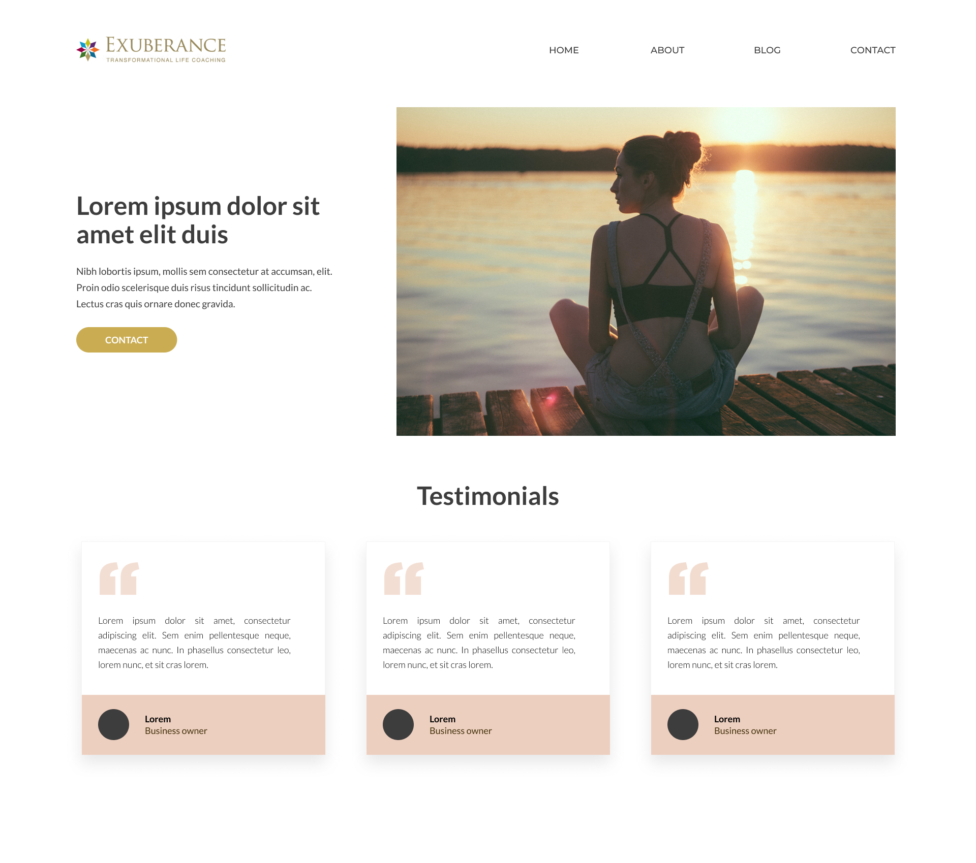 Web Design by Katherine_ for this project | Design #26437036