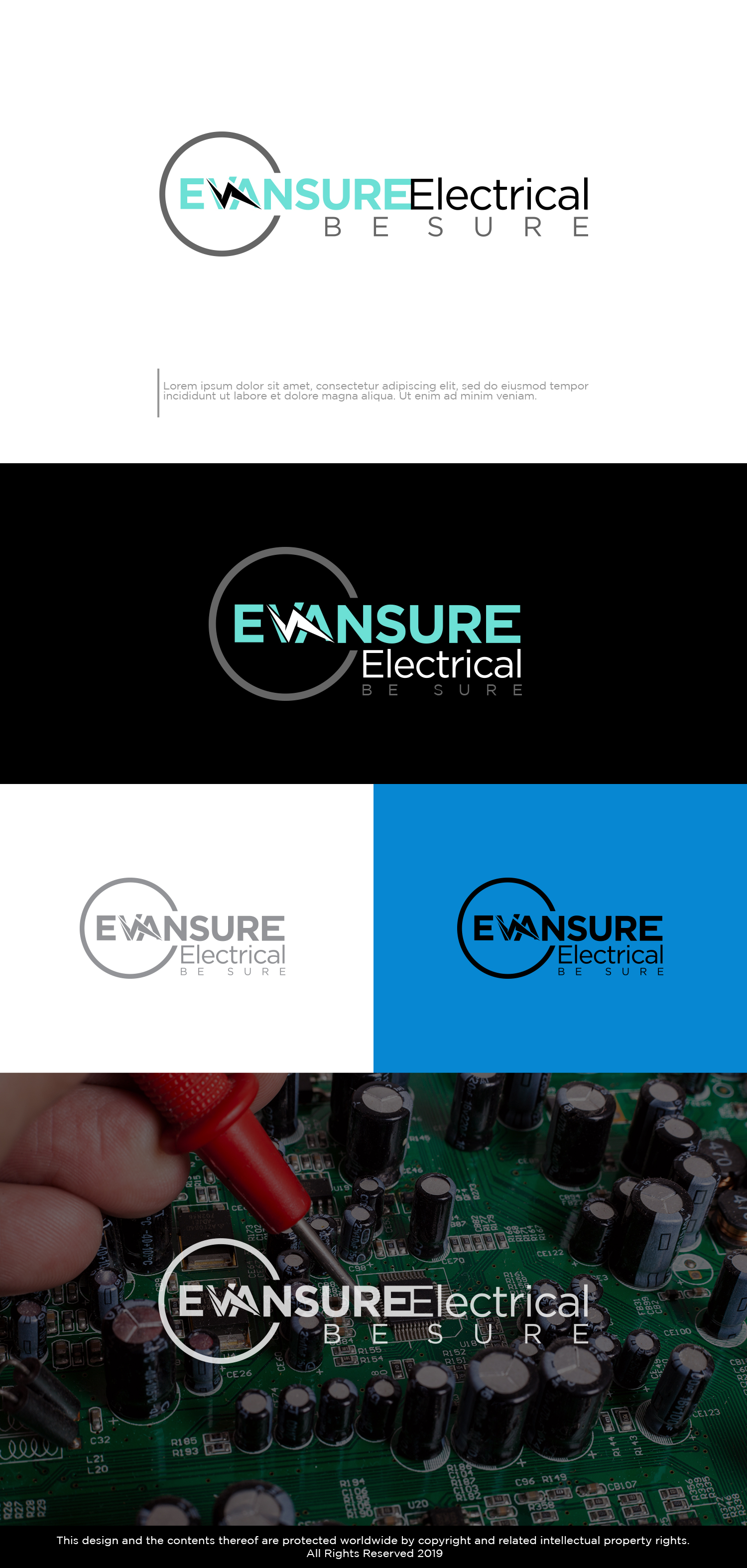 Logo Design by Kim Ji for Evansure Electrical | Design #26412443