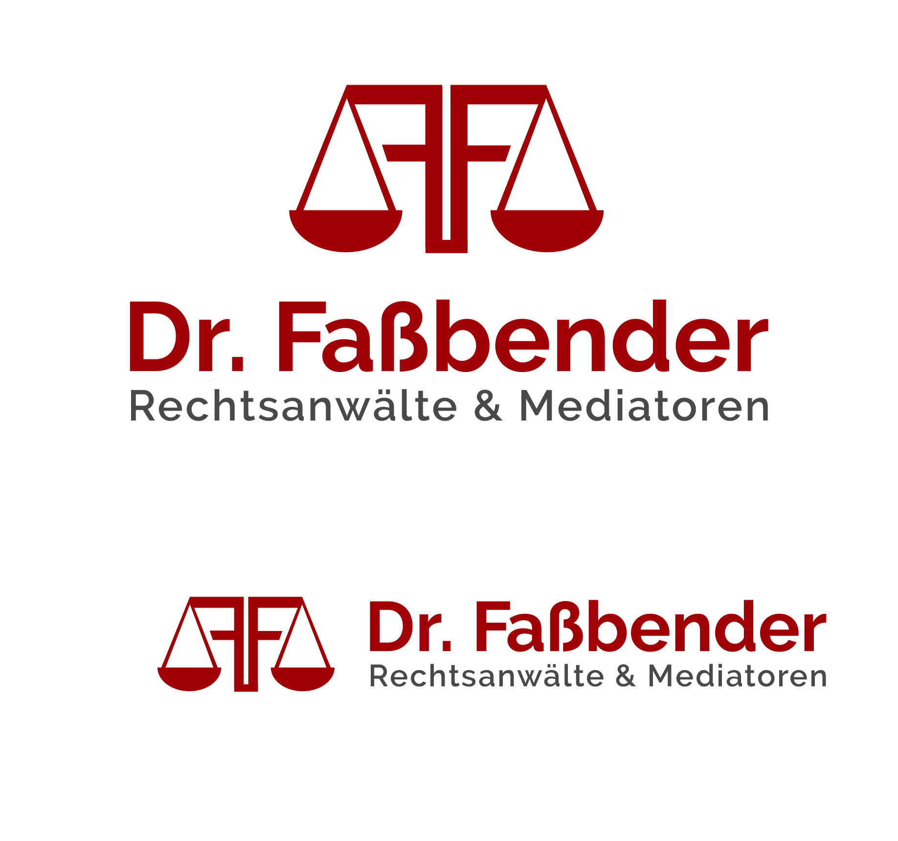 Letterhead Design by Creations Box 2015 for Dr. Fassbender Rechtsanwaelte & Mediatoren | Design #26416003