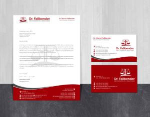 Letterhead Design by Creations Box 2015 for Dr. Fassbender Rechtsanwaelte & Mediatoren | Design: #26417149