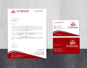 Letterhead Design by Creations Box 2015 for Dr. Fassbender Rechtsanwaelte & Mediatoren | Design: #26417597