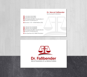 Briefkopf-Design von Creations Box 2015 für Dr. Fassbender Rechtsanwaelte & Mediatoren | Design: #26422987