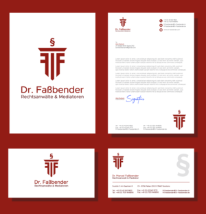 Letterhead Design by Ana 15 for Dr. Fassbender Rechtsanwaelte & Mediatoren | Design: #26420630