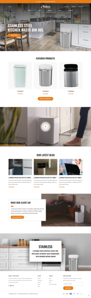 Shopify-Design von pb für business savvy uk limited | Design: #26432719