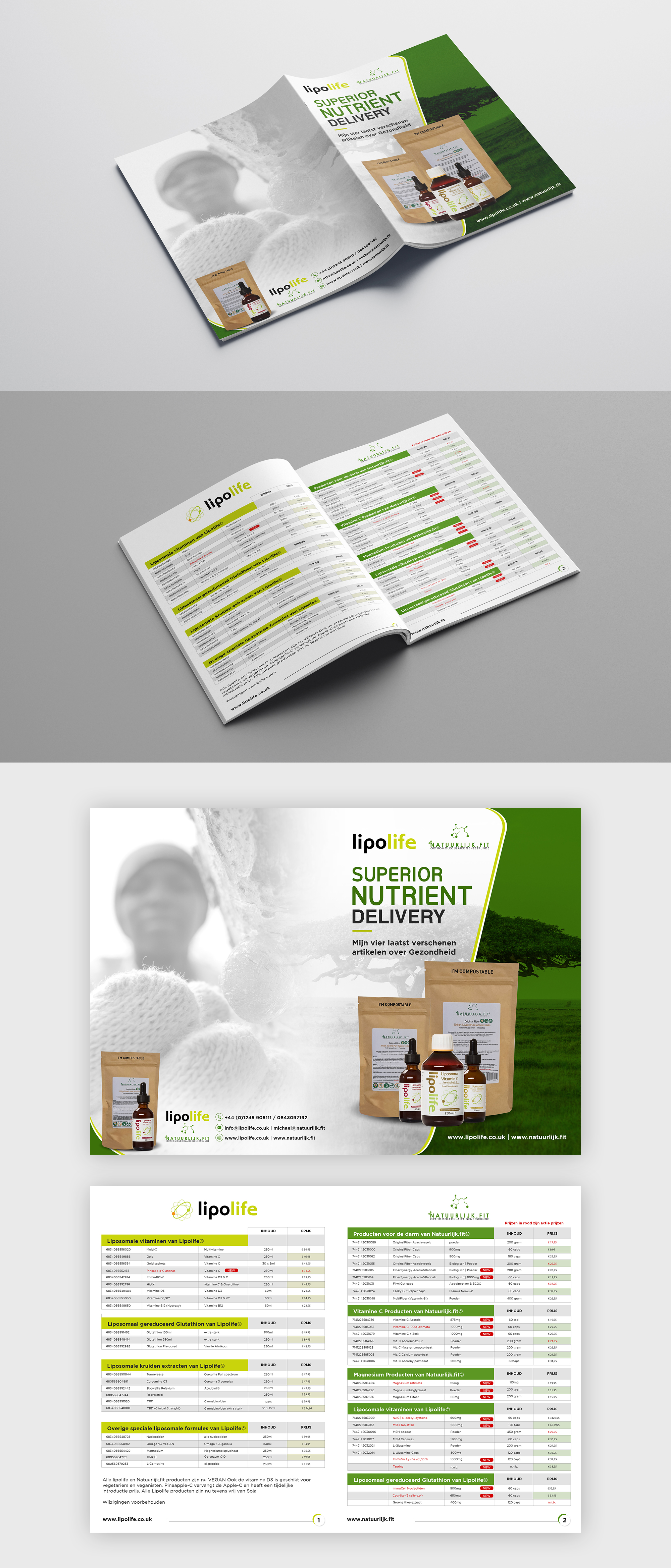 Catalogue Design by debdesign for Natuurlijk.fit | Design #26429975