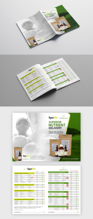 Catalogue Design by debdesign for Natuurlijk.fit | Design: #26429975