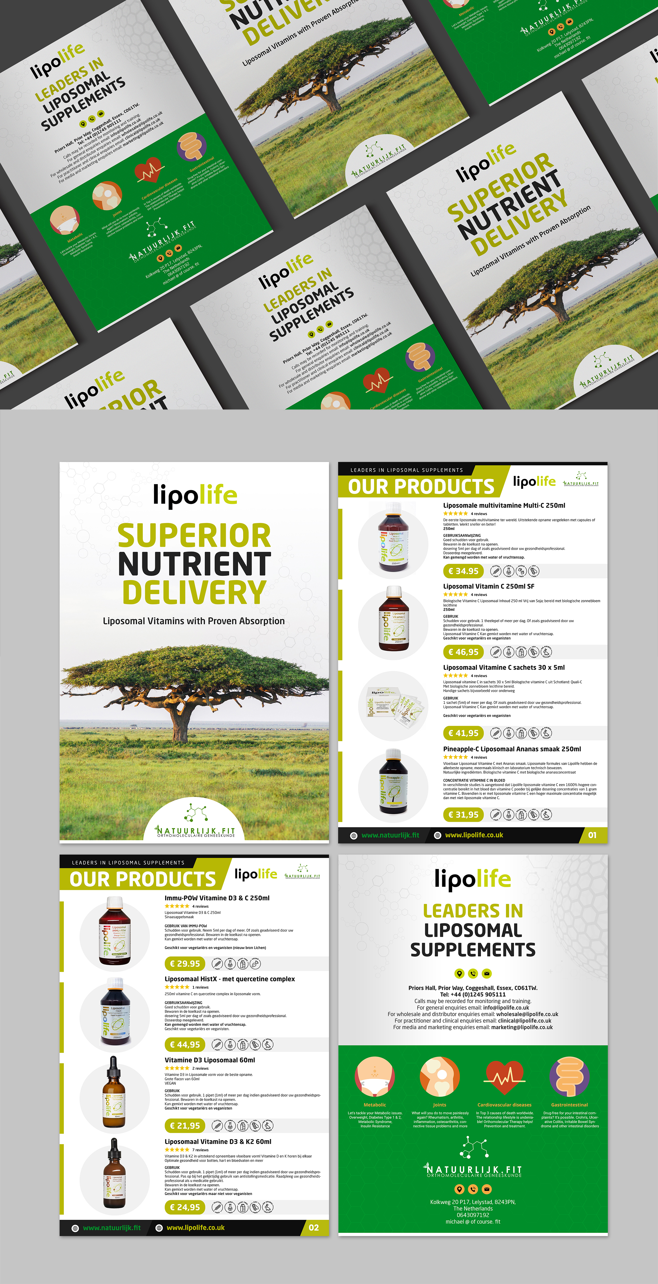 Catalogue Design by SAI DESIGNS for Natuurlijk.fit | Design #26429970