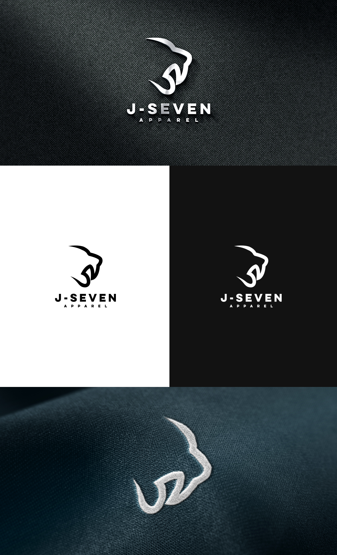 Logo Design by GLDesigns for J-Seven Apparel  | Design #26414068