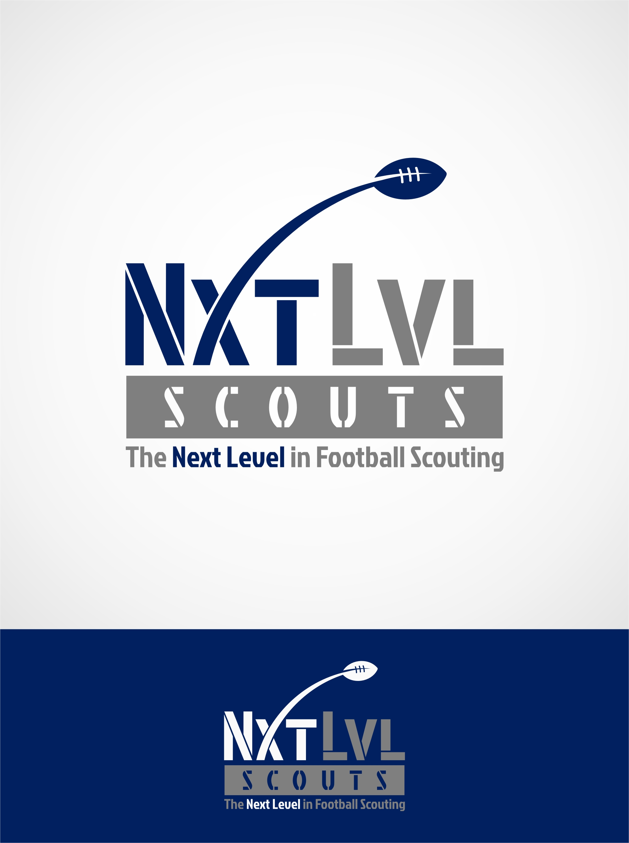 Logo Design by hamkur for Next Level Football Scouts | Design #26420354