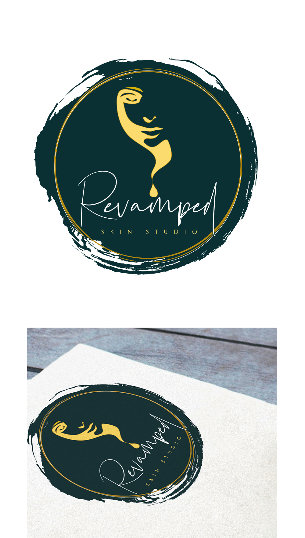 Logo Design by n214008 for Revamped Skin Studio | Design #26416839