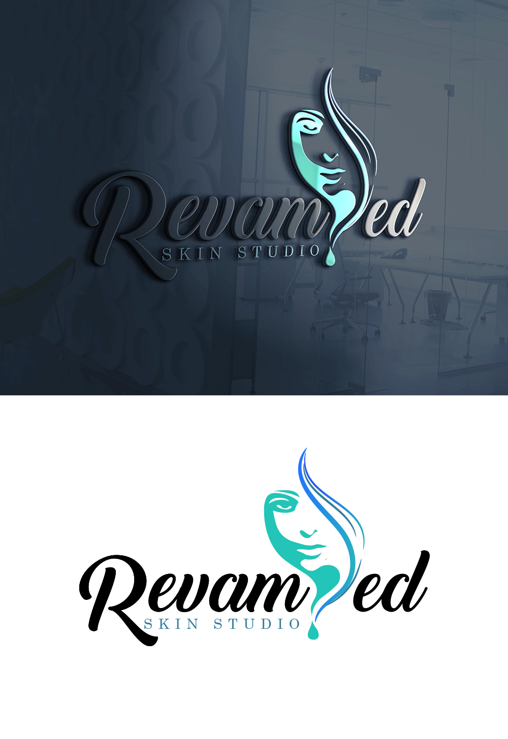 Logo Design by n214008 for Revamped Skin Studio | Design #26422212