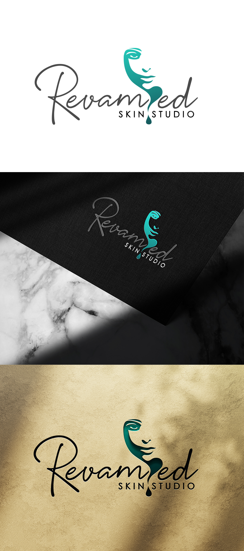 Logo Design by n214008 for Revamped Skin Studio | Design #26428369