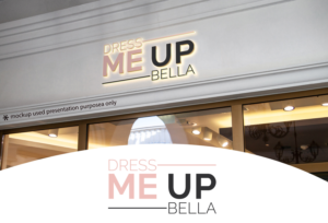 Dress me up Bella, or Bella brouillette | Logo Design by Juli creation