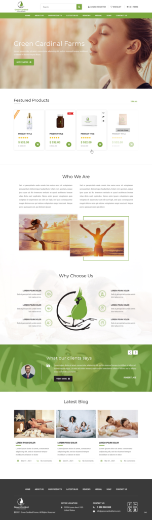 Web Design by pb for this project | Design: #26419885