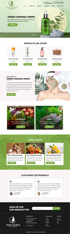 Web Design by pb for this project | Design: #26419886
