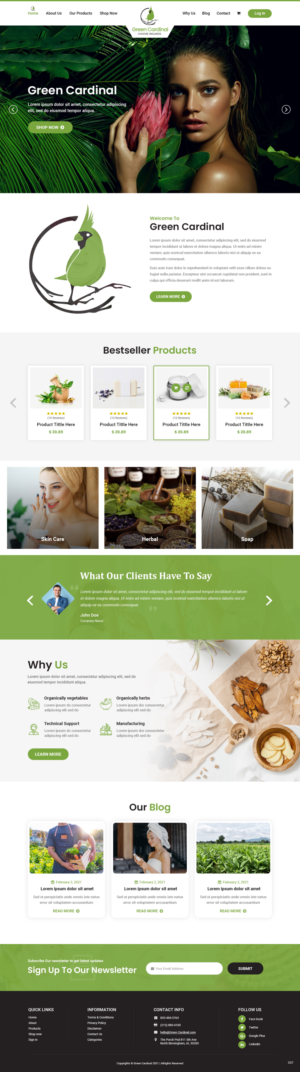 Web Design by pb for this project | Design: #26419887
