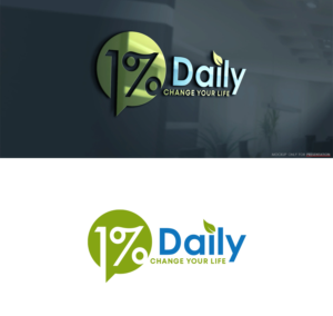 1% Daily  Change Your Life | Logo Design by Mono.co