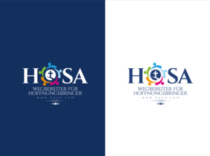 Main Word: "HOSA"    Subtitel: "Wegbereiter für Hoffnungsbringer" | Logo Design by nikkiblue
