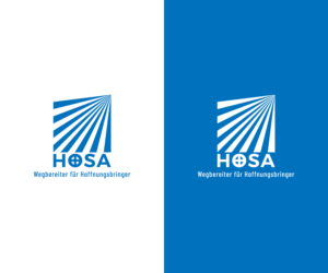 Main Word: "HOSA"    Subtitel: "Wegbereiter für Hoffnungsbringer" | Logo Design by kimcam