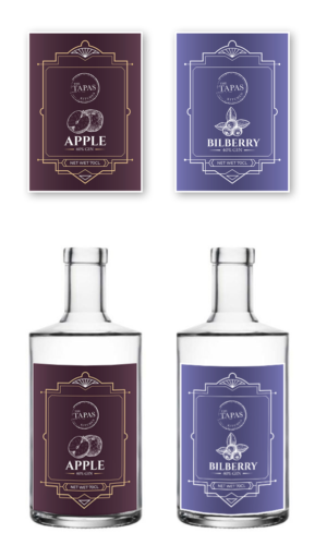 Design Étiquette par **Rose** pour The Handmade Gin Company | Design #26433068