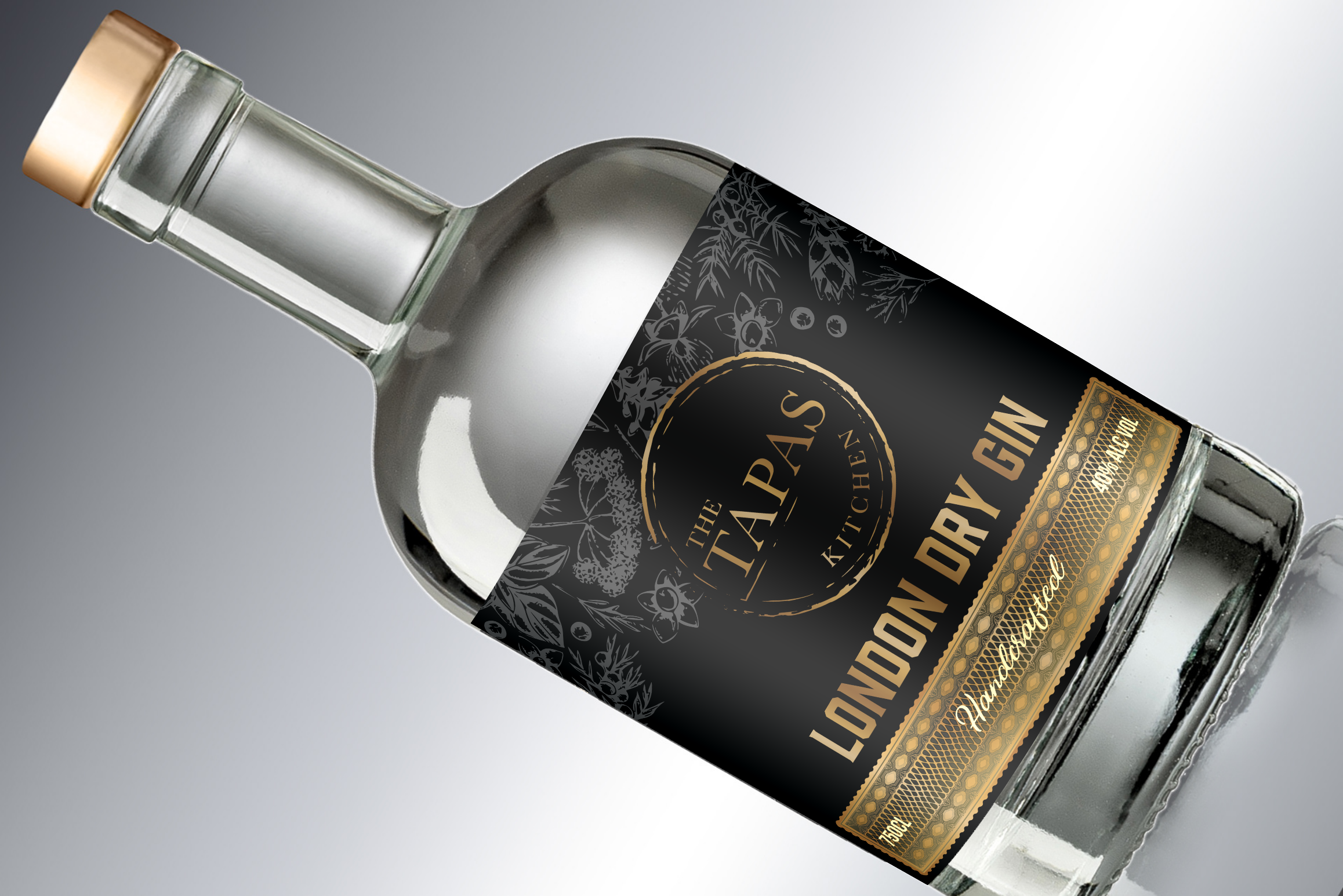 Etikett-Design von Giovanni für The Handmade Gin Company | Design #26452610