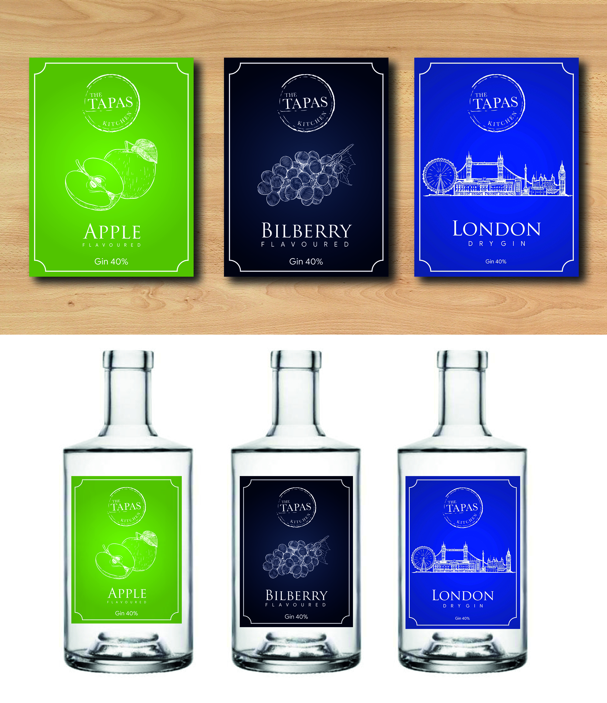 Etikett-Design von ecorokerz für The Handmade Gin Company | Design #26430013