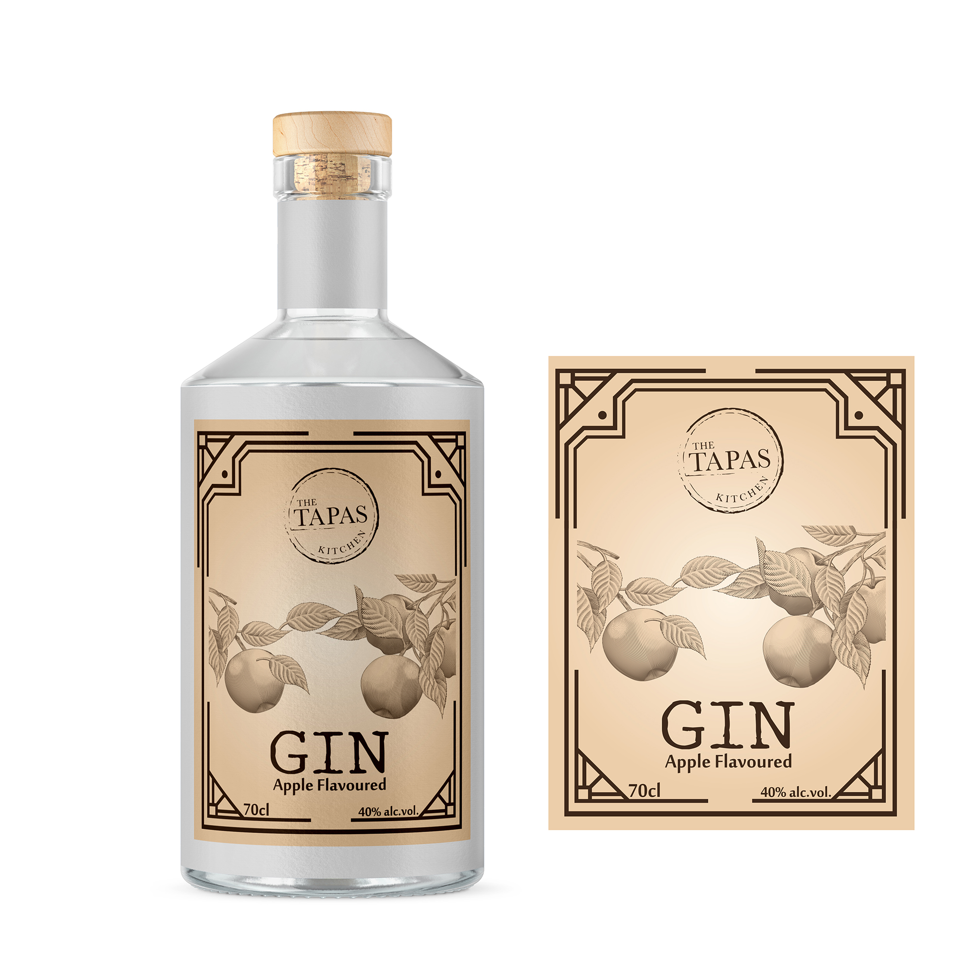 Label Design by ronin71 for The Handmade Gin Company | Design #26420470