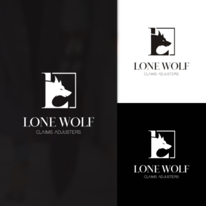 Lone Wolf Claims Adjusters | Logo Design by rivemediadesign